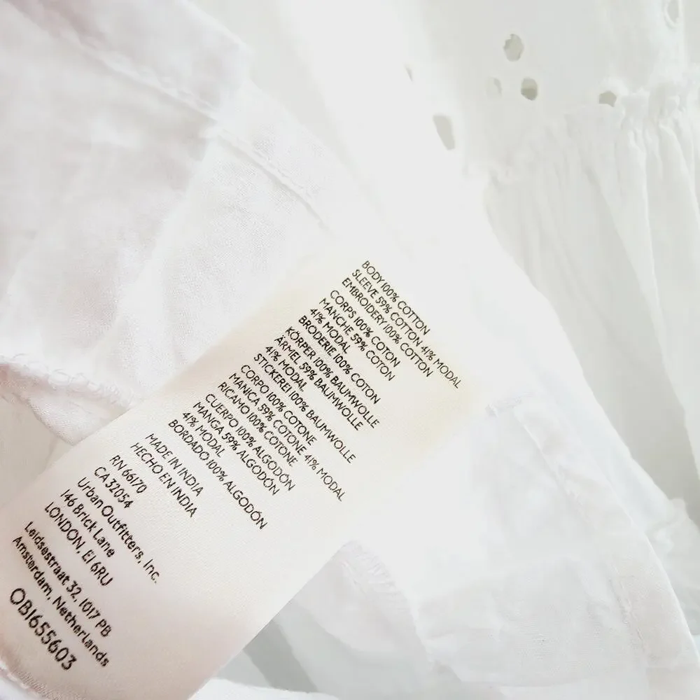 Free People White Eyelet Dress - Picture 10 of 11